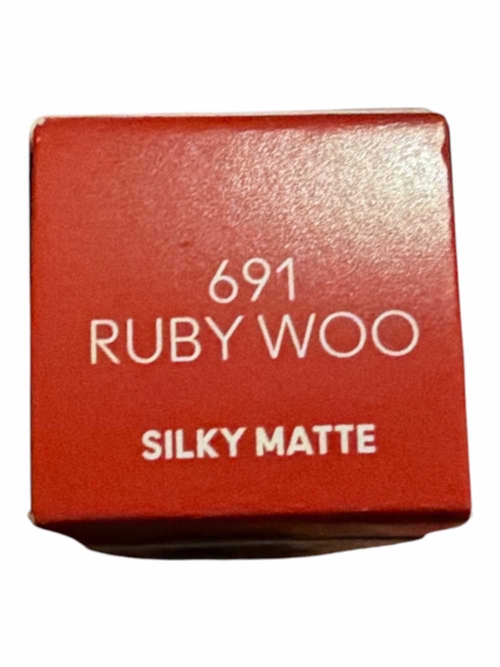 MAC MACximal Silky Matte Lipstick — 691 Ruby Woo — NIB Full Size